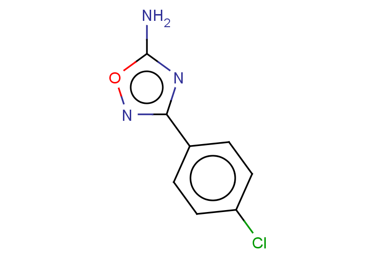 3-(4-chlorophenyl)-1,2,4-oxadiazol-5-amine