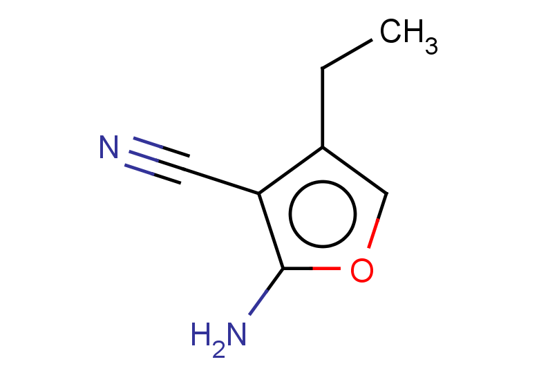 2-amino-4-ethylfuran-3-carbonitrile