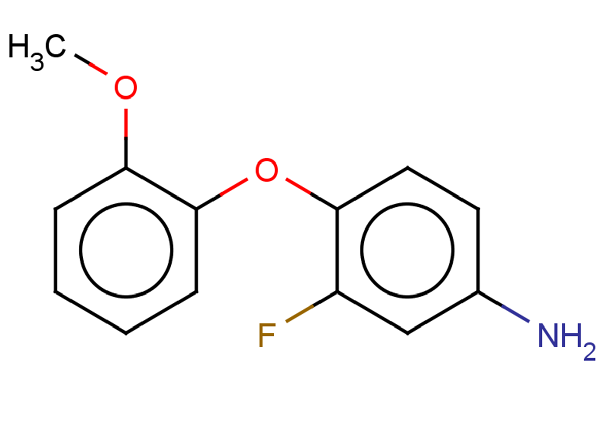 3-fluoro-4-(2-methoxyphenoxy)aniline