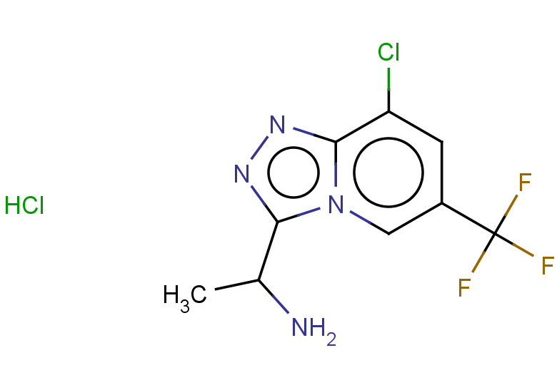 1-[8-chloro-6-(trifluoromethyl)-[1,2,4]triazolo[4,3-a]pyridin-3-yl]ethan-1-amine hydrochloride