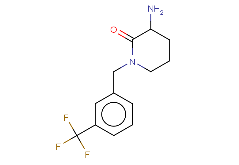 3-amino-1-{[3-(trifluoromethyl)phenyl]methyl}piperidin-2-one
