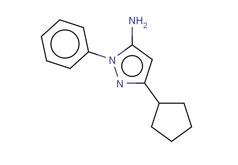 3-cyclopentyl-1-phenyl-1H-pyrazol-5-amine