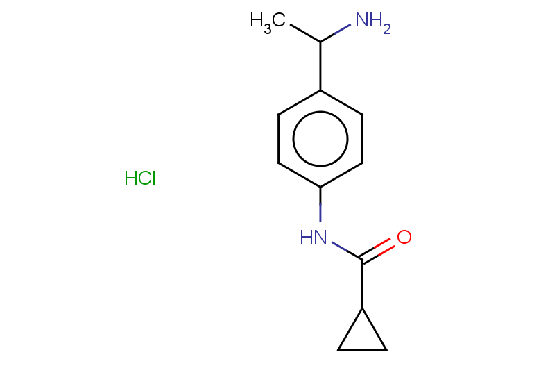 N-[4-(1-aminoethyl)phenyl]cyclopropanecarboxamide hydrochloride