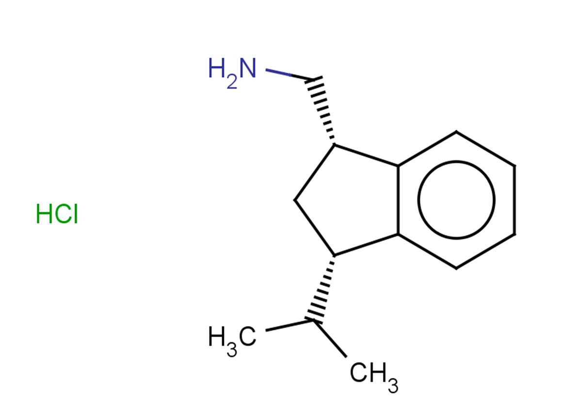 rac-[(1R,3R)-3-(propan-2-yl)-2,3-dihydro-1H-inden-1-yl]methanamine hydrochloride, cis