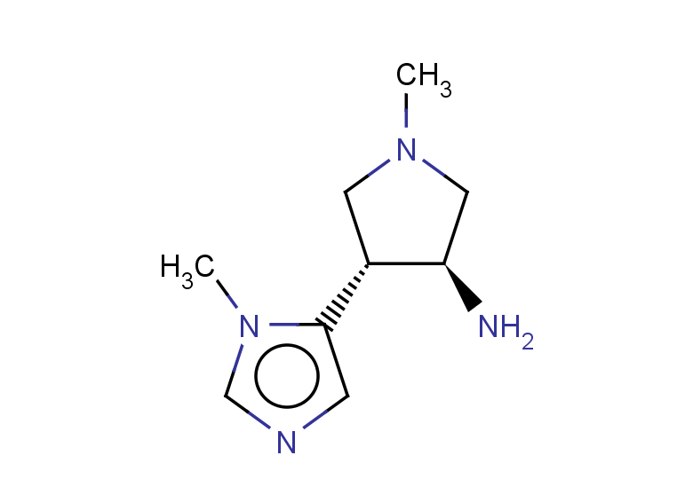 rac-(3R,4S)-1-methyl-4-(1-methyl-1H-imidazol-5-yl)pyrrolidin-3-amine, trans