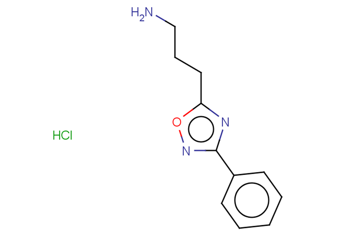 3-(3-phenyl-1,2,4-oxadiazol-5-yl)propan-1-amine hydrochloride