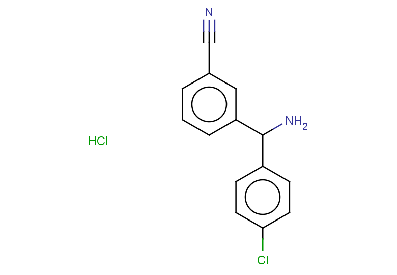 3-[amino(4-chlorophenyl)methyl]benzonitrile hydrochloride