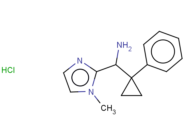 (1-methyl-1H-imidazol-2-yl)(1-phenylcyclopropyl)methanamine hydrochloride