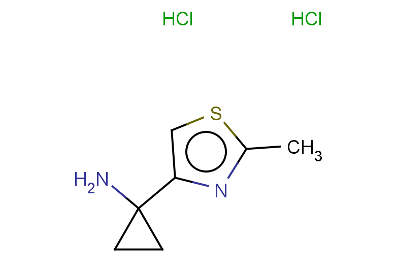 1-(2-methyl-1,3-thiazol-4-yl)cyclopropan-1-amine dihydrochloride
