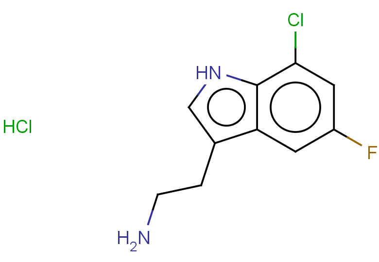 2-(7-chloro-5-fluoro-1H-indol-3-yl)ethan-1-amine hydrochloride