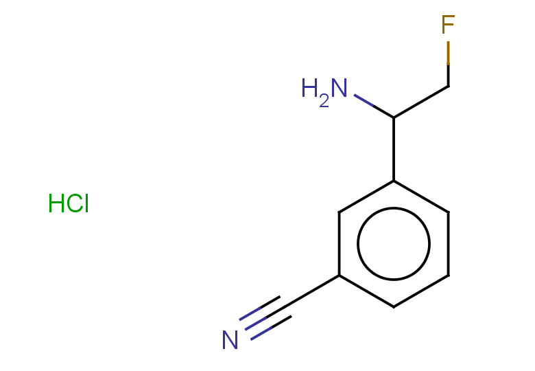 3-(1-amino-2-fluoroethyl)benzonitrile hydrochloride