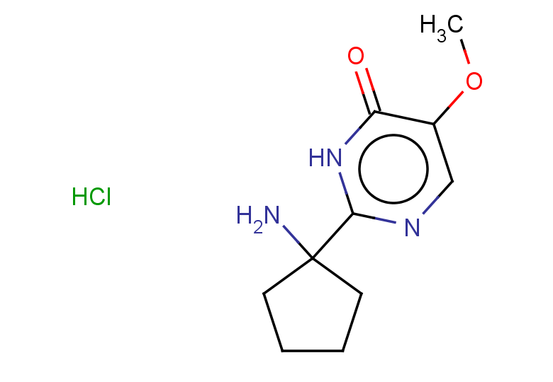 2-(1-aminocyclopentyl)-5-methoxy-3,4-dihydropyrimidin-4-one hydrochloride