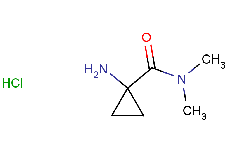 1-amino-N,N-dimethylcyclopropane-1-carboxamide hydrochloride