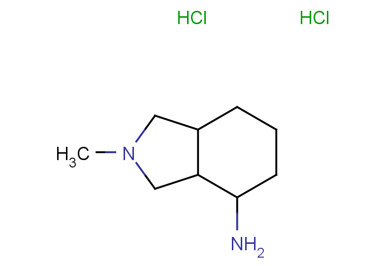 2-methyl-octahydro-1H-isoindol-4-amine dihydrochloride, Mixture of diastereomers