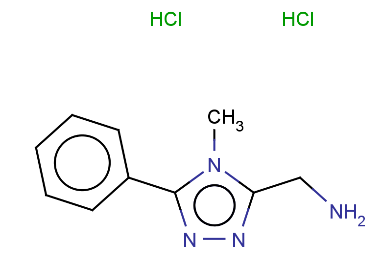 (4-methyl-5-phenyl-4H-1,2,4-triazol-3-yl)methanamine dihydrochloride