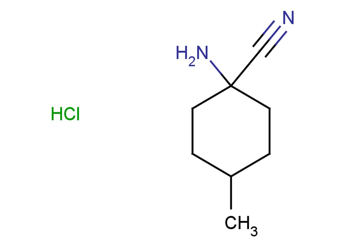 1-amino-4-methylcyclohexane-1-carbonitrile hydrochloride, Mixture of diastereomers