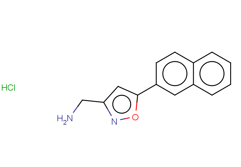 [5-(naphthalen-2-yl)-1,2-oxazol-3-yl]methanamine hydrochloride