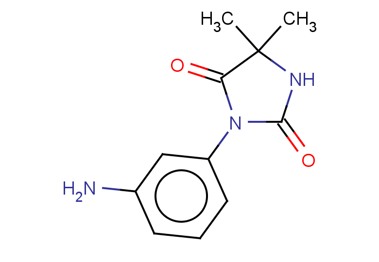 3-(3-aminophenyl)-5,5-dimethylimidazolidine-2,4-dione