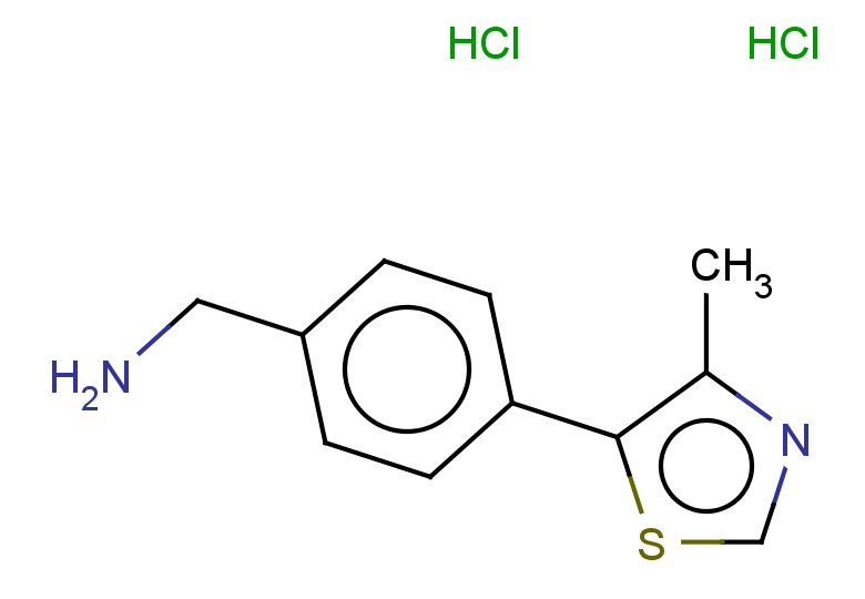 [4-(4-methyl-1,3-thiazol-5-yl)phenyl]methanamine dihydrochloride
