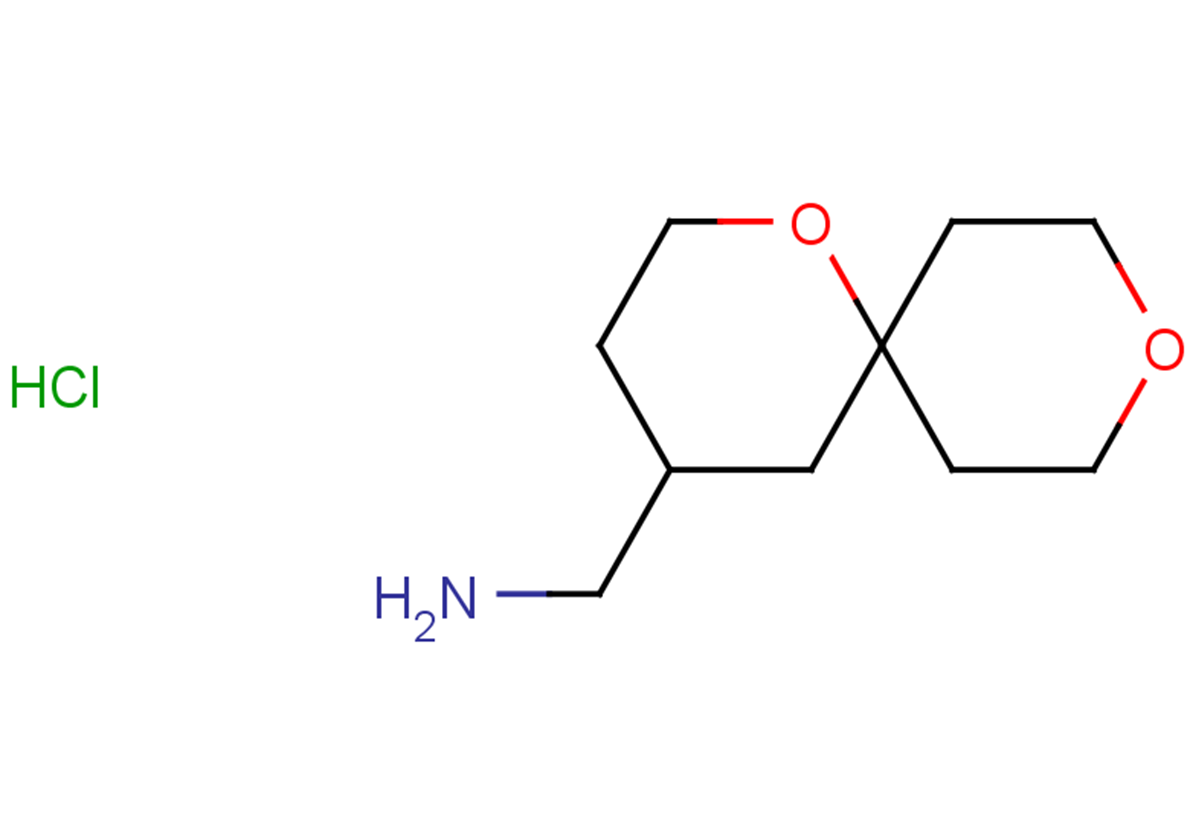 {1,9-dioxaspiro[5.5]undecan-4-yl}methanamine hydrochloride