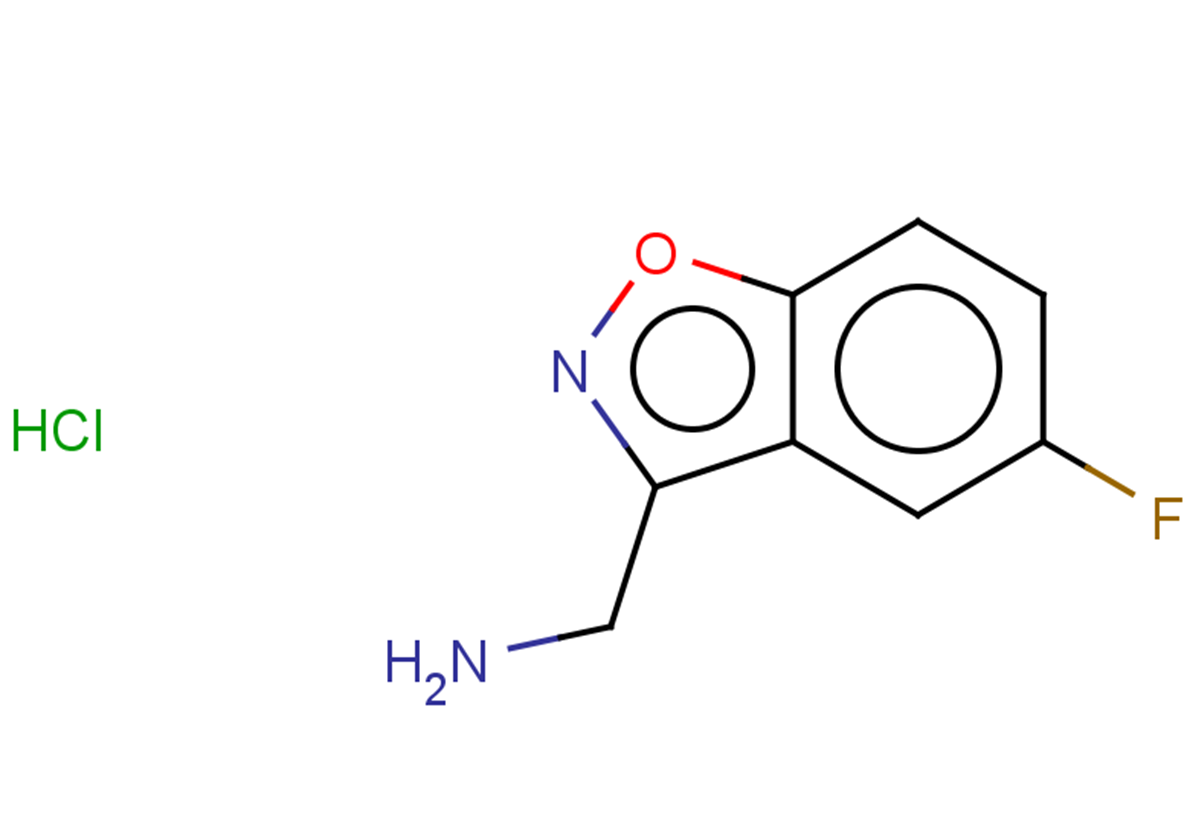(5-fluoro-1,2-benzoxazol-3-yl)methanamine hydrochloride