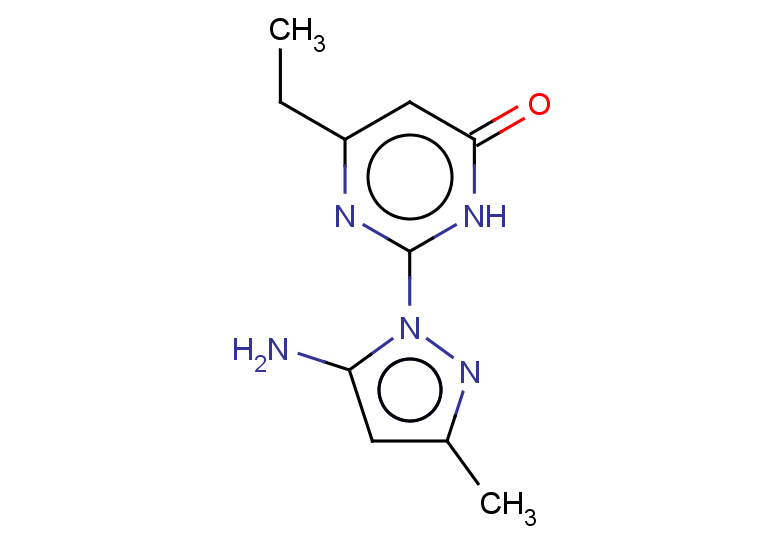 2-(5-amino-3-methyl-1H-pyrazol-1-yl)-6-ethyl-3,4-dihydropyrimidin-4-one