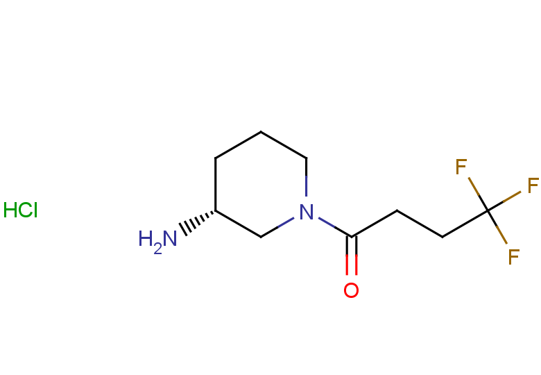 1-[(3R)-3-aminopiperidin-1-yl]-4,4,4-trifluorobutan-1-one hydrochloride