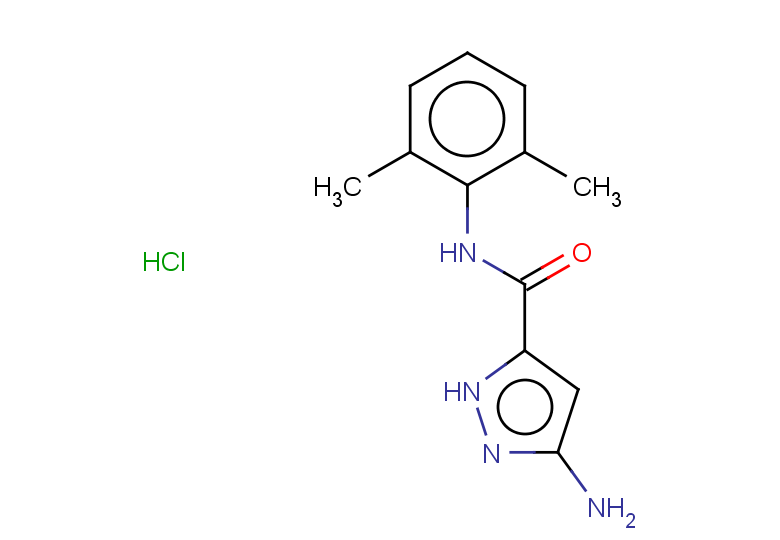 3-amino-N-(2,6-dimethylphenyl)-1H-pyrazole-5-carboxamide hydrochloride
