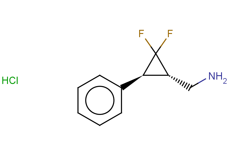rac-[(1R,3R)-2,2-difluoro-3-phenylcyclopropyl]methanamine hydrochloride, trans