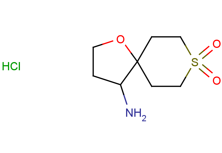 4-amino-1-oxa-8lambda6-thiaspiro[4.5]decane-8,8-dione hydrochloride