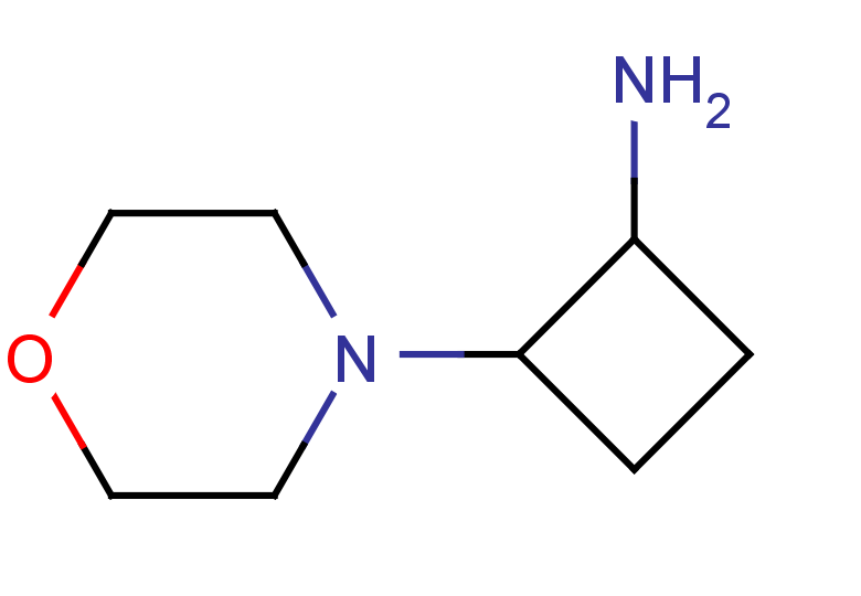 2-(MORPHOLIN-4-YL)CYCLOBUTAN-1-AMINE, Mixture of diastereomers