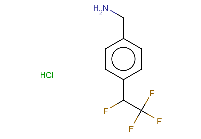 [4-(1,2,2,2-tetrafluoroethyl)phenyl]methanamine hydrochloride