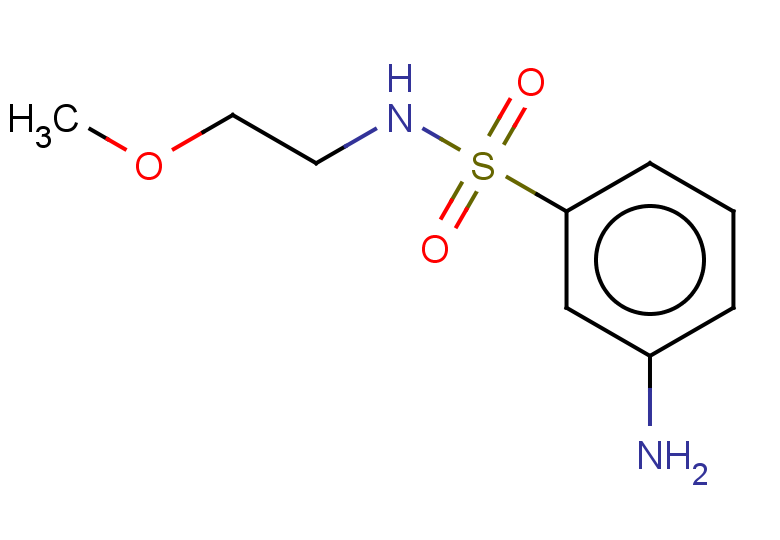 3-amino-N-(2-methoxyethyl)benzene-1-sulfonamide