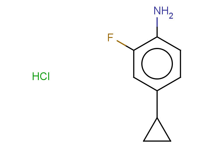 4-cyclopropyl-2-fluoroaniline hydrochloride