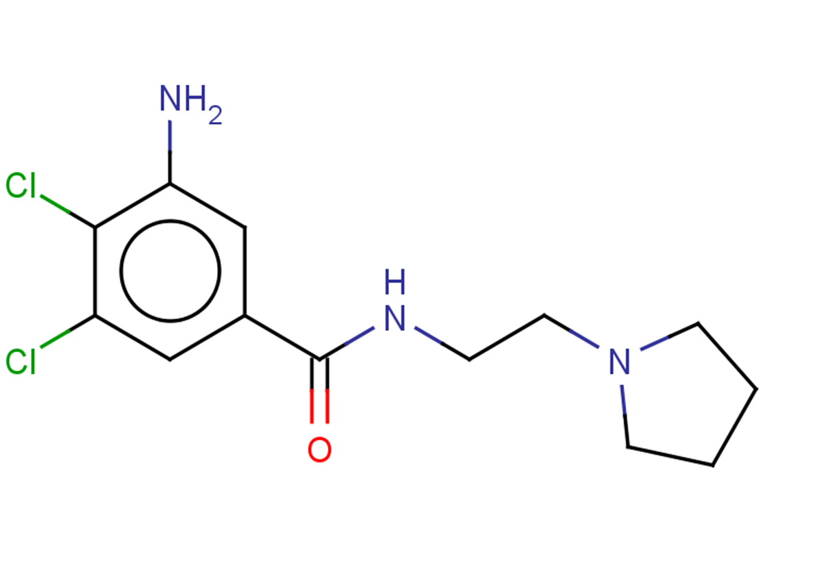 3-amino-4,5-dichloro-N-[2-(pyrrolidin-1-yl)ethyl]benzamide