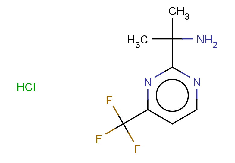 2-[4-(trifluoromethyl)pyrimidin-2-yl]propan-2-amine hydrochloride