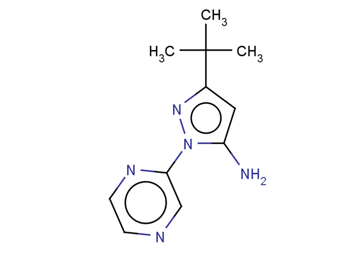 3-(tert-butyl)-1-(pyrazin-2-yl)-1H-pyrazol-5-amine