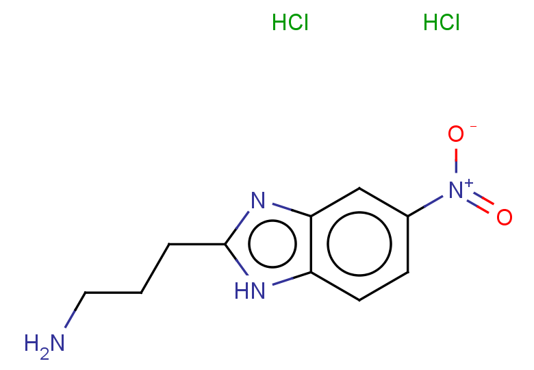 3-(5-nitro-1H-1,3-benzodiazol-2-yl)propan-1-amine dihydrochloride