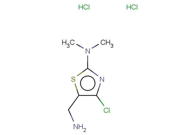 5-(aminomethyl)-4-chloro-N,N-dimethyl-1,3-thiazol-2-amine dihydrochloride