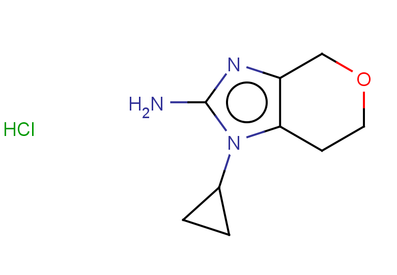 1-cyclopropyl-1H,4H,6H,7H-pyrano[3,4-d]imidazol-2-amine hydrochloride