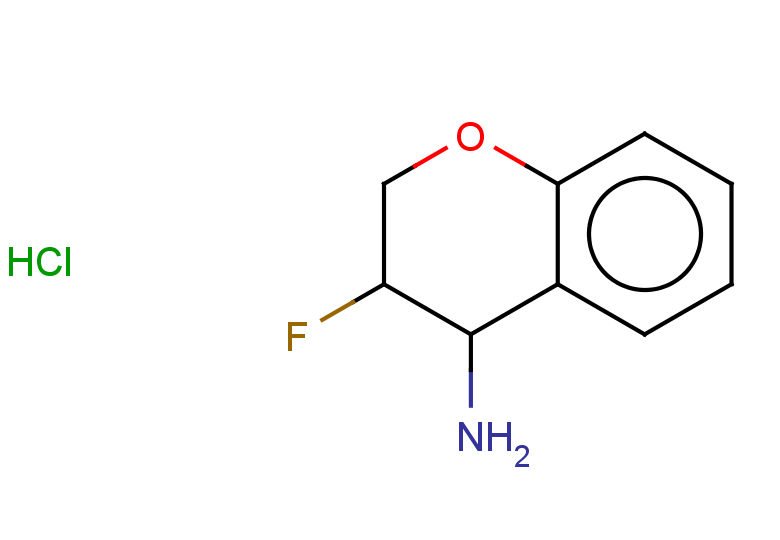 3-fluoro-3,4-dihydro-2H-1-benzopyran-4-amine hydrochloride