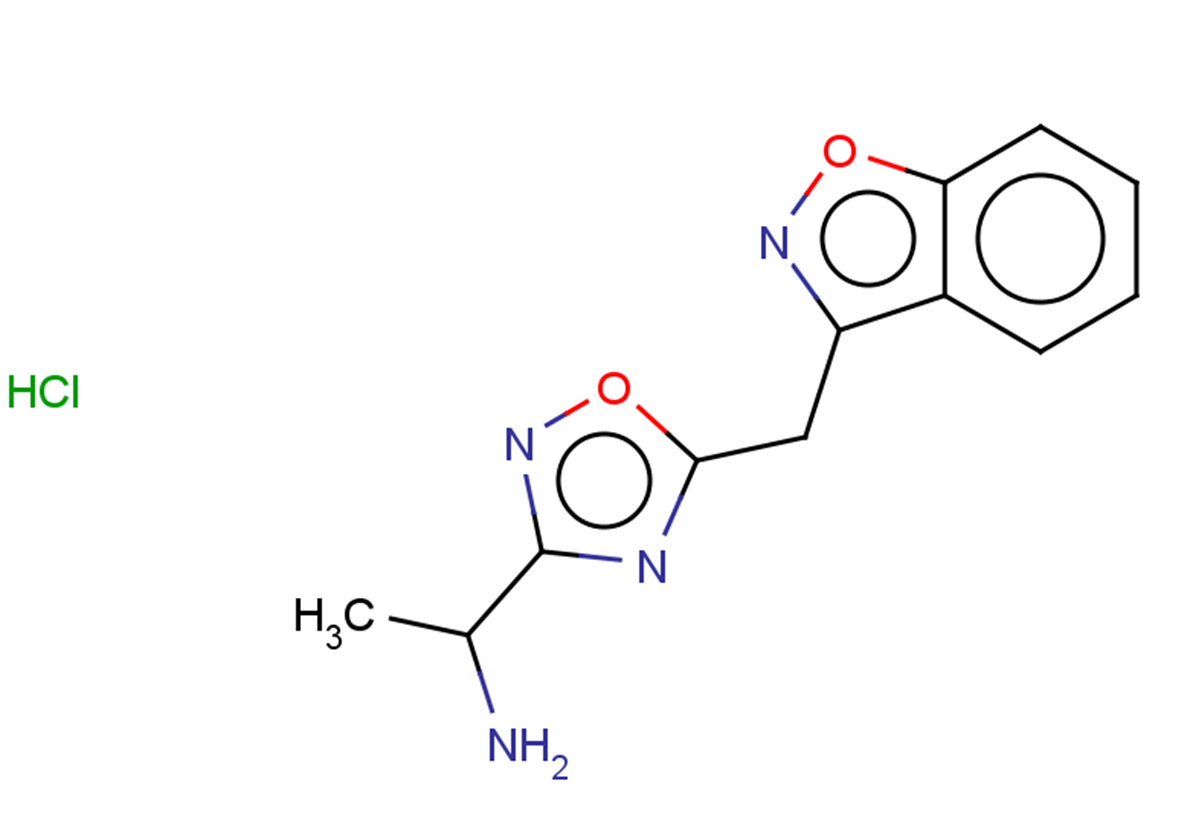 1-[5-(1,2-benzoxazol-3-ylmethyl)-1,2,4-oxadiazol-3-yl]ethan-1-amine hydrochloride