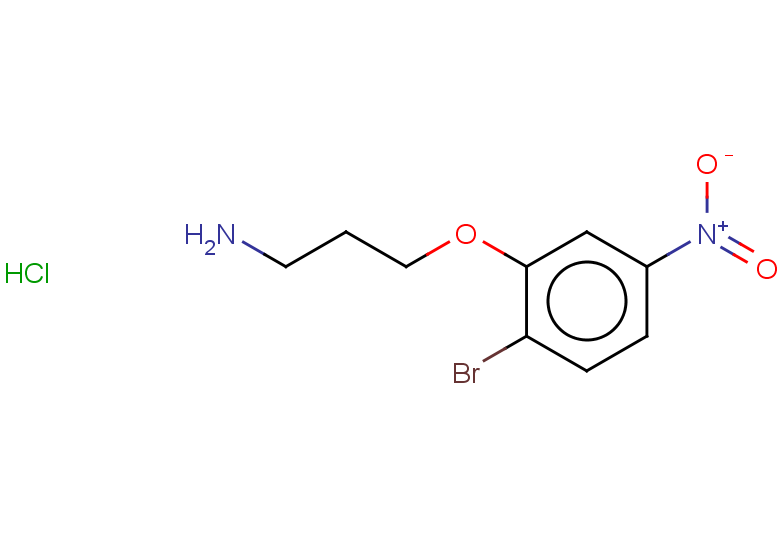 3-(2-bromo-5-nitrophenoxy)propan-1-amine hydrochloride