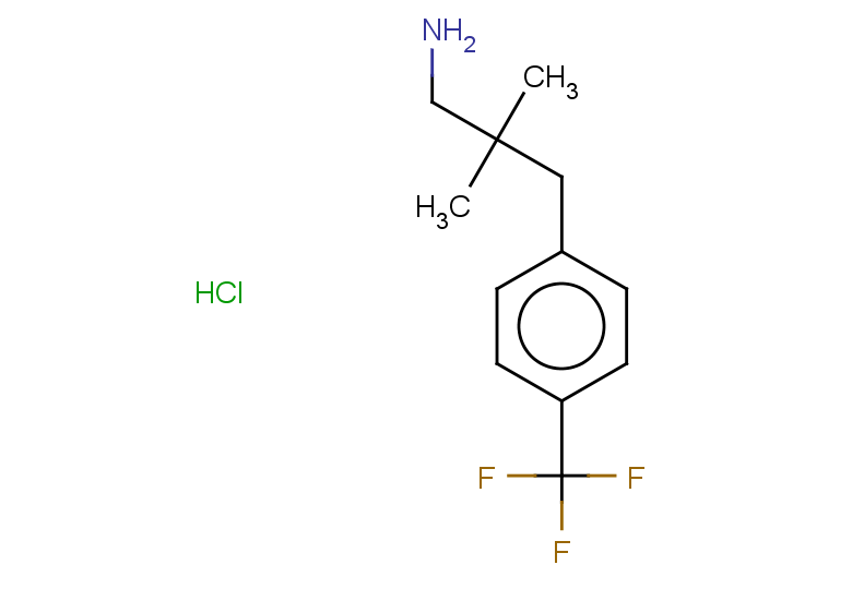 2,2-dimethyl-3-[4-(trifluoromethyl)phenyl]propan-1-amine hydrochloride