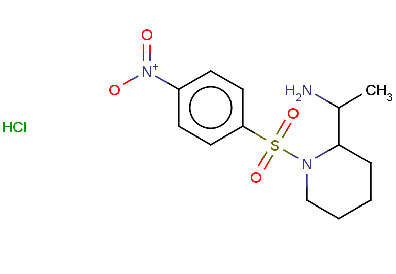 1-[1-(4-nitrobenzenesulfonyl)piperidin-2-yl]ethan-1-amine hydrochloride