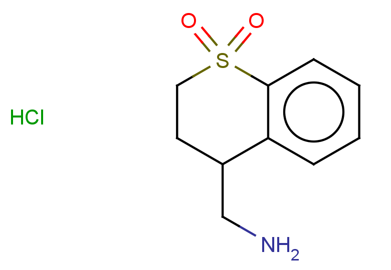 4-(aminomethyl)-3,4-dihydro-2H-1lambda6-benzothiopyran-1,1-dione hydrochloride