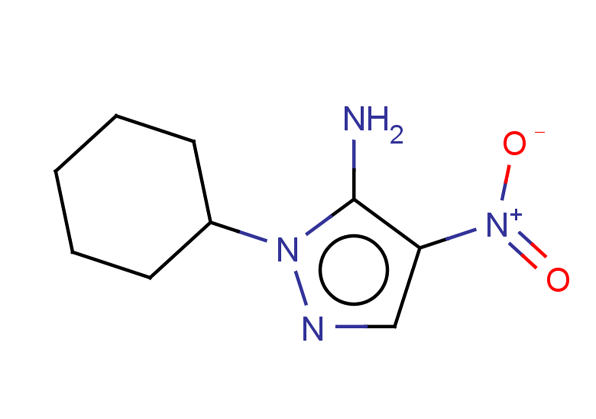 1-cyclohexyl-4-nitro-1H-pyrazol-5-amine
