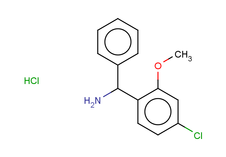 (4-chloro-2-methoxyphenyl)(phenyl)methanamine hydrochloride