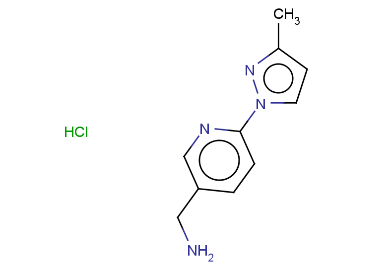 [6-(3-methyl-1H-pyrazol-1-yl)pyridin-3-yl]methanamine hydrochloride
