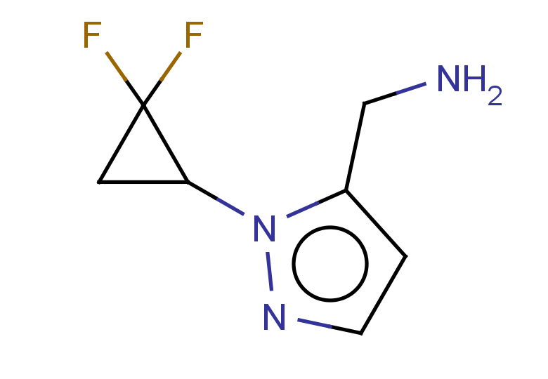 [1-(2,2-difluorocyclopropyl)-1H-pyrazol-5-yl]methanamine